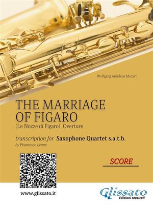 cover image of Score "The Marriage of Figaro"--Sax Quartet